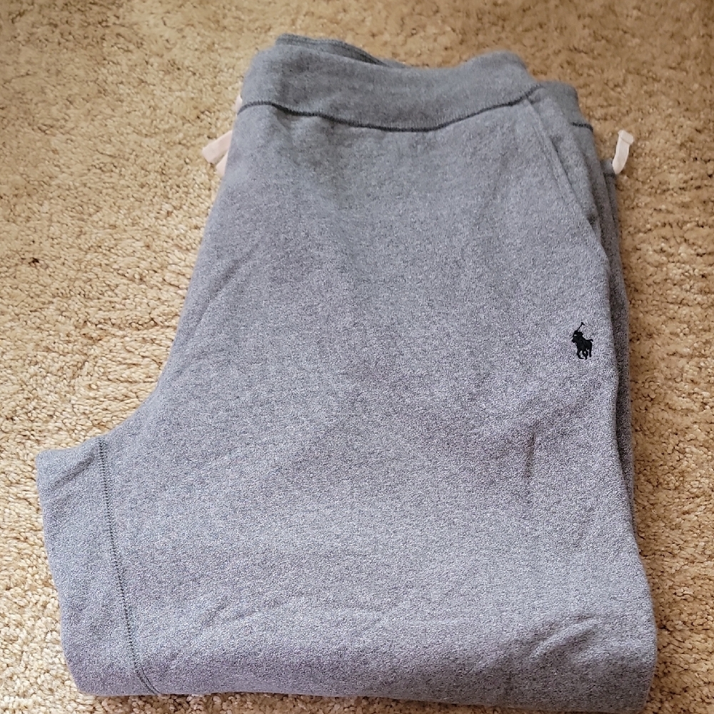 Gray Sweatpants with Logo